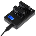 Cargador de baterías duales con pantalla LCD para GoPro HERO4 (AHDBT-401), muestra la capacidad de carga (GP258-C), For GoPro HERO4