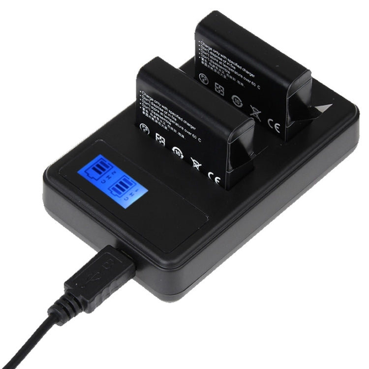 Cargador de baterías duales con pantalla LCD para GoPro HERO4 (AHDBT-401), muestra la capacidad de carga (GP258-C), For GoPro HERO4