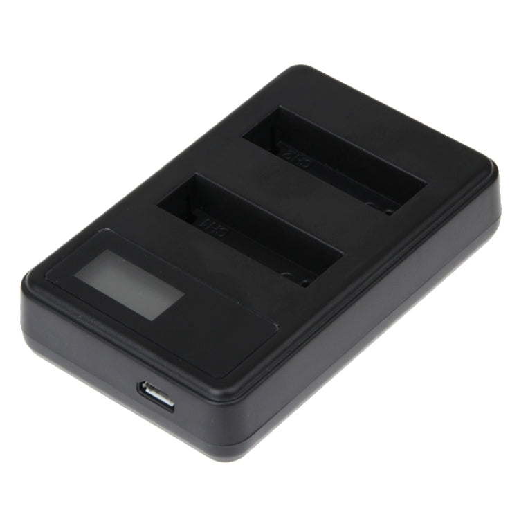 Cargador de baterías duales con pantalla LCD para GoPro HERO4 (AHDBT-401), muestra la capacidad de carga (GP258-C), For GoPro HERO4