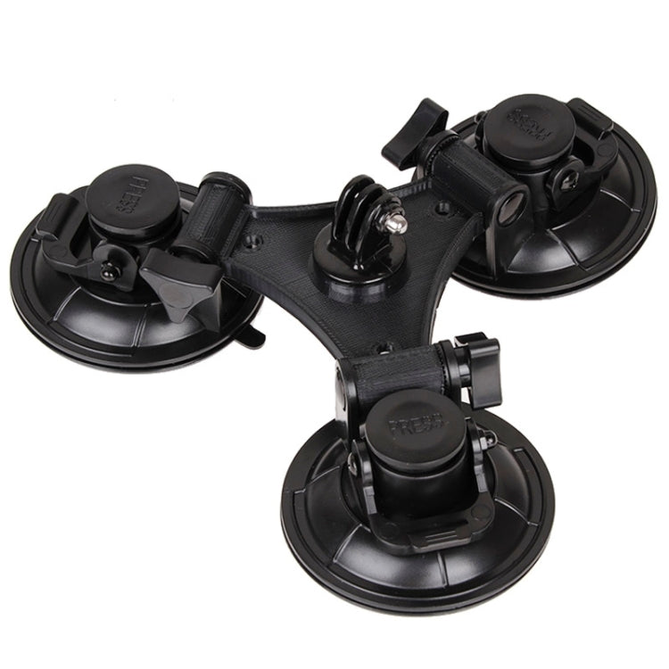 XM70-B Soporte de ventosa de dirección triangular con destornillador hexagonal para GoPro Hero11 Black / HERO10 Black /9 Black /8 Black /7/6/5/5 Session /4 Session /4/3+ /3/2/1, DJI OsmoCámaras de acción y otras cámaras de acción, For GoPro HERO9 XM70-B