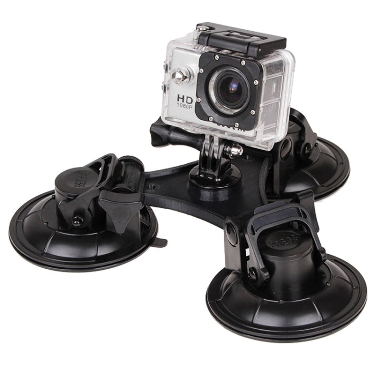 XM70-B Soporte de ventosa de dirección triangular con destornillador hexagonal para GoPro Hero11 Black / HERO10 Black /9 Black /8 Black /7/6/5/5 Session /4 Session /4/3+ /3/2/1, DJI OsmoCámaras de acción y otras cámaras de acción, For GoPro HERO9 XM70-B