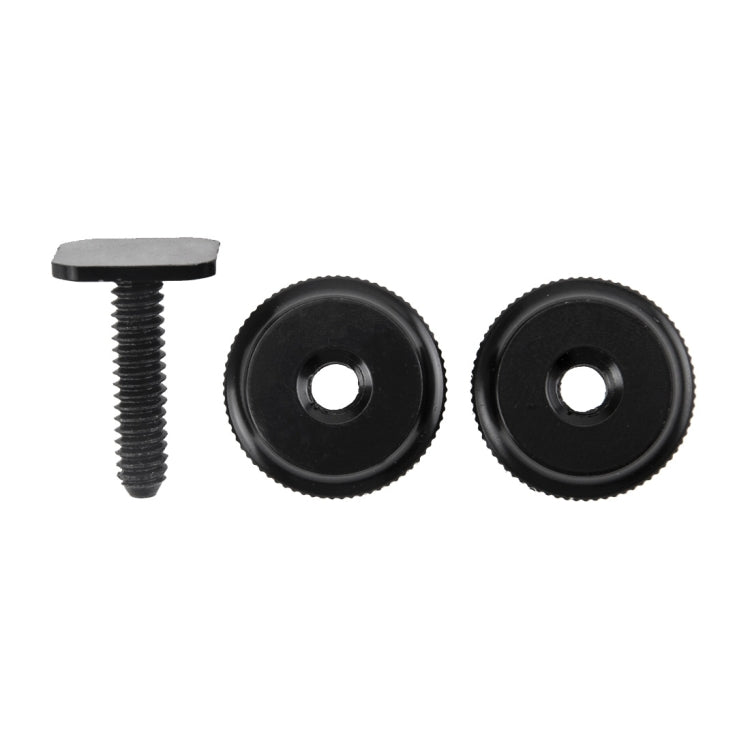 Adaptador de tornillo de 1/4 de pulgada de aleación de aluminio de zapata reforzada con tuerca doble para cámaras DSLR, GoPro HERO9 Black /HERO8 Black /7/6/ 5/5 Session /4/3+ /3/2/1