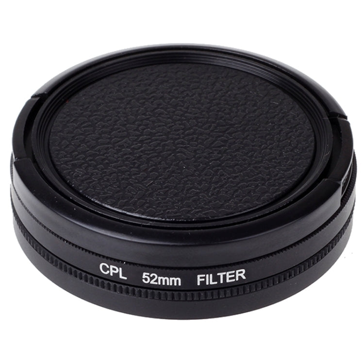 Filtro CPL de 52 mm Filtro de lente polarizador circular con tapa para cámara deportiva Xiaomi Xiaoyi 4K+ / 4K, Xiaoyi Lite, Xiaoyi, 52mm CPL Filter