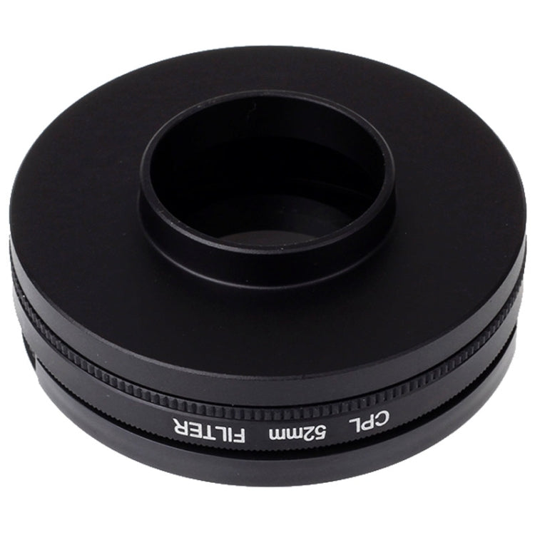 Filtro CPL de 52 mm Filtro de lente polarizador circular con tapa para cámara deportiva Xiaomi Xiaoyi 4K+ / 4K, Xiaoyi Lite, Xiaoyi, 52mm CPL Filter