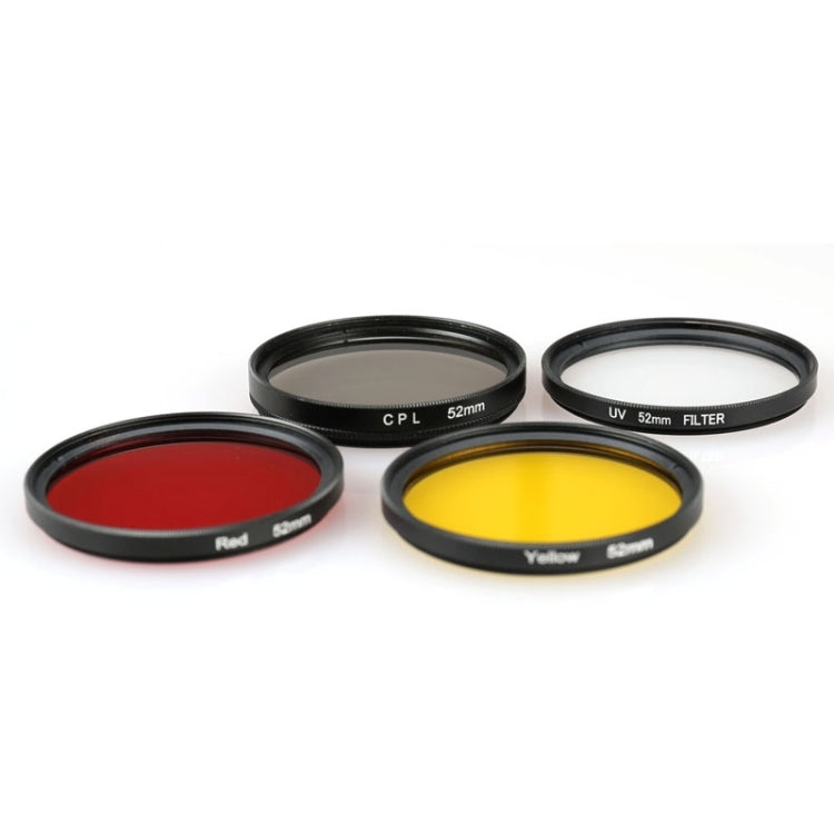 Filtro de lente UV de círculo redondo de 52 mm para GoPro HERO4 / 3+, UV Lens