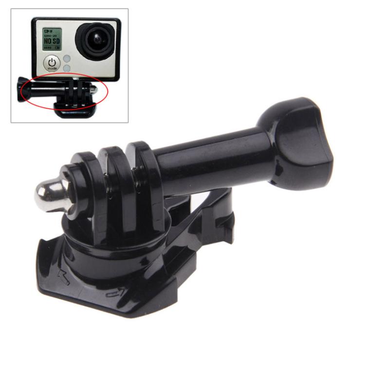 Hebilla ajustable giratoria de 360 grados Soporte de correa básico y perno para GoPro HERO11 Black/HERO10 Black / HERO9 Black /HERO8 Black /7/6/ 5/5 Session /4/3+ /3/2/1, Screw Bolt