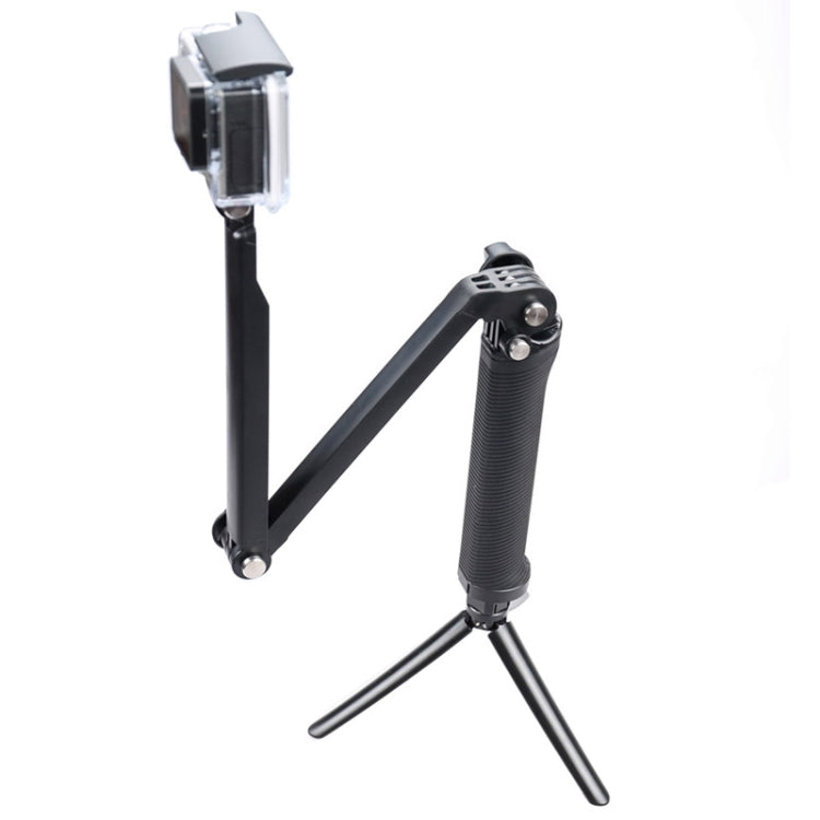 Trípode monopié extensible multifunción de 3 vías con brazo giratorio plegable Mango para cámara para GoPro Hero11 Black / HERO10 Black / HERO9 Black /HERO8 / HERO7 /6/5/5 Session /4 Session /4/3+ /3/2/1, Insta360ONE R, DJI Osmo Action y otras cámaras ...