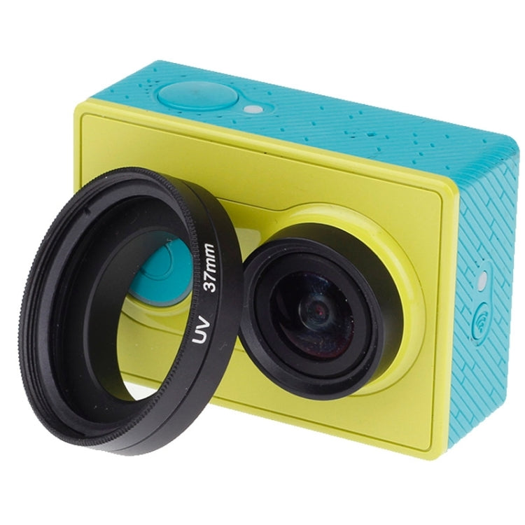 Filtro de lente con filtro UV de 37 mm con tapa para cámara deportiva Xiaomi Xiaoyi 4K+ / 4K, Xiaoyi Lite, Xiaoyi, 37mm UV Filter