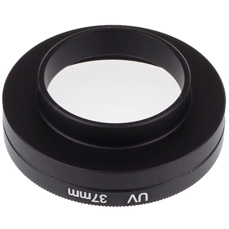 Filtro de lente con filtro UV de 37 mm con tapa para cámara deportiva Xiaomi Xiaoyi 4K+ / 4K, Xiaoyi Lite, Xiaoyi, 37mm UV Filter