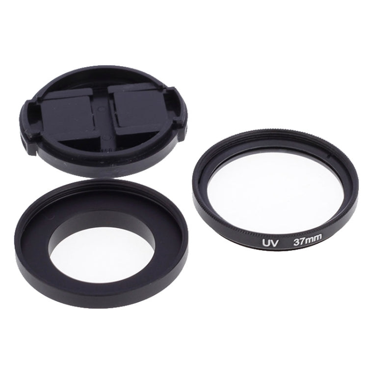 Filtro de lente con filtro UV de 37 mm con tapa para cámara deportiva Xiaomi Xiaoyi 4K+ / 4K, Xiaoyi Lite, Xiaoyi, 37mm UV Filter