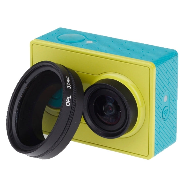 Filtro CPL de 37 mm Filtro de lente polarizador circular con tapa para cámara deportiva Xiaomi Xiaoyi 4K+ / 4K, Xiaoyi Lite, Xiaoyi, 37mm CPL Filter