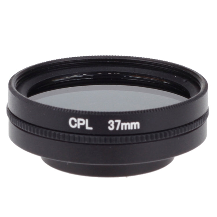 Filtro CPL de 37 mm Filtro de lente polarizador circular con tapa para cámara deportiva Xiaomi Xiaoyi 4K+ / 4K, Xiaoyi Lite, Xiaoyi, 37mm CPL Filter