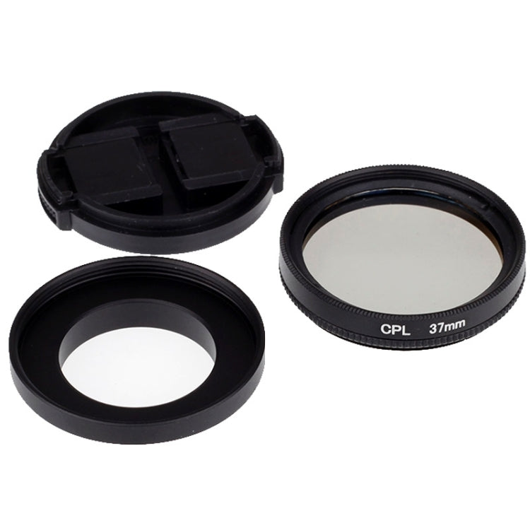 Filtro CPL de 37 mm Filtro de lente polarizador circular con tapa para cámara deportiva Xiaomi Xiaoyi 4K+ / 4K, Xiaoyi Lite, Xiaoyi, 37mm CPL Filter