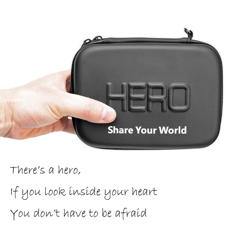 Estuche de viaje portátil impermeable a prueba de golpes para GoPro Hero11 Black / HERO10 Black / HERO9 Black / HERO8 Black / HERO7 /6/5/5 Session /4 Session /4/3+ /3/2/1, DJI Osmo Action y otros accesorios para cámaras de acción, Tamaño: 32 cm x 22 cm...