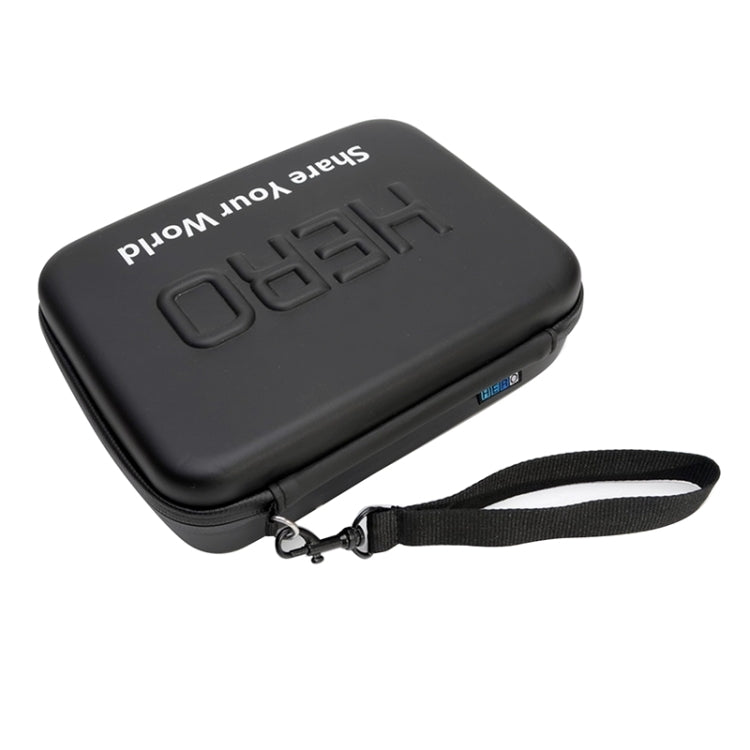 Estuche de viaje portátil impermeable a prueba de golpes para GoPro Hero11 Black / HERO10 Black / HERO9 Black / HERO8 Black / HERO7 /6/5/5 Session /4 Session /4/3+ /3/2/1, DJI Osmo Action y otros accesorios para cámaras de acción, Tamaño: 22 cm x 16 cm...
