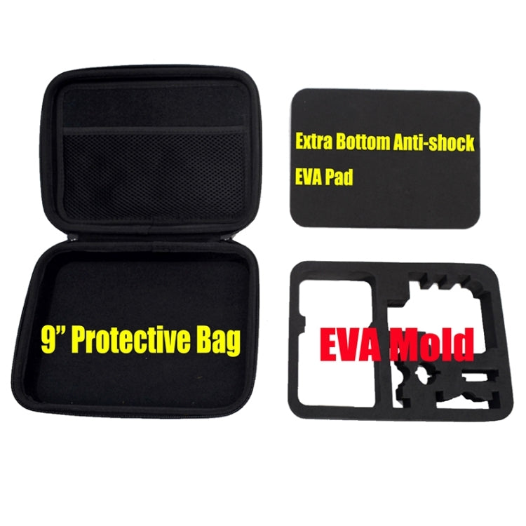 Estuche de viaje portátil impermeable a prueba de golpes para GoPro Hero11 Black / HERO10 Black / HERO9 Black / HERO8 Black / HERO7 /6/5/5 Session /4 Session /4/3+ /3/2/1, DJI Osmo Action y otros accesorios para cámaras de acción, Tamaño: 22 cm x 16 cm...