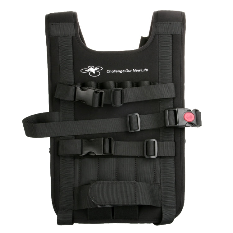 Mochila de hombro Estuche de transporte Bolsa multiusos Correa para el cuello Cinturón para Dji Phantom 3/2/1 / Vision+, Transporte disponible para Quadcopter, Control remoto, Batería, Hélices