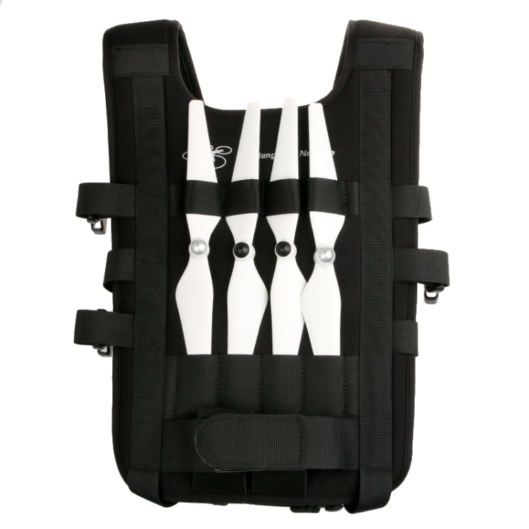 Mochila de hombro Estuche de transporte Bolsa multiusos Correa para el cuello Cinturón para Dji Phantom 3/2/1 / Vision+, Transporte disponible para Quadcopter, Control remoto, Batería, Hélices
