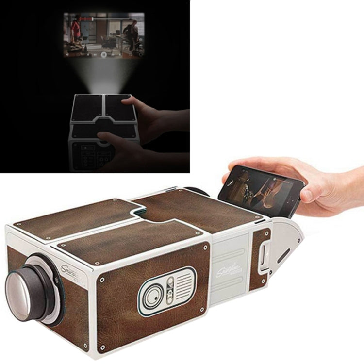 Proyector de cartón para teléfono inteligente/proyector de teléfono móvil DIY cine portátil
