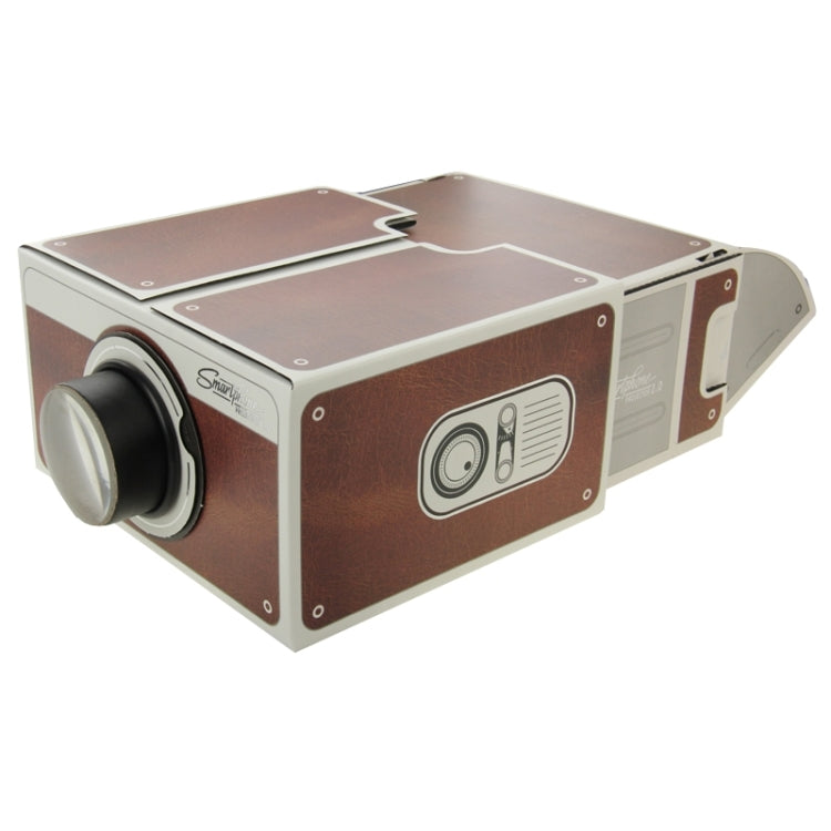 Proyector de cartón para teléfono inteligente/proyector de teléfono móvil DIY cine portátil