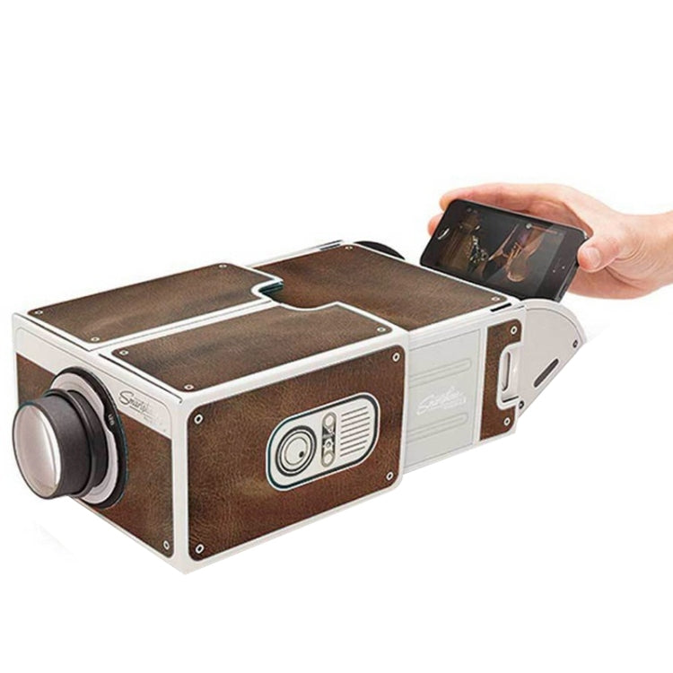 Proyector de cartón para teléfono inteligente/proyector de teléfono móvil DIY cine portátil