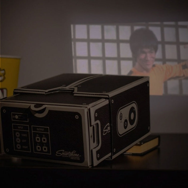 Proyector de cartón para teléfono inteligente/proyector de teléfono móvil DIY cine portátil
