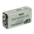 Batería resistente de 9V 6F22 1604D para cámaras/juguetes/dispositivos electrónicos