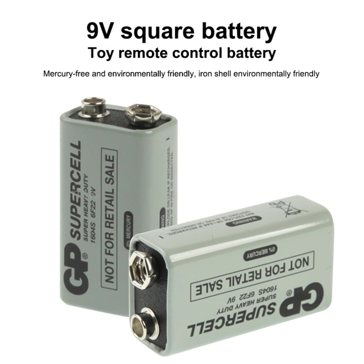Batería resistente de 9V 6F22 1604D para cámaras/juguetes/dispositivos electrónicos