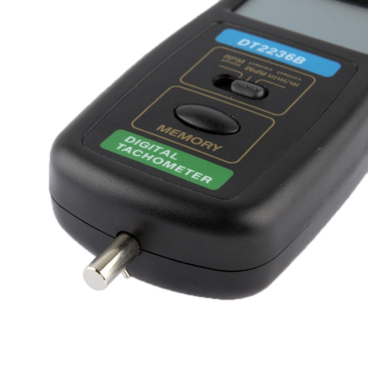Tacómetro digital láser de contacto y sin contacto, DT2236B