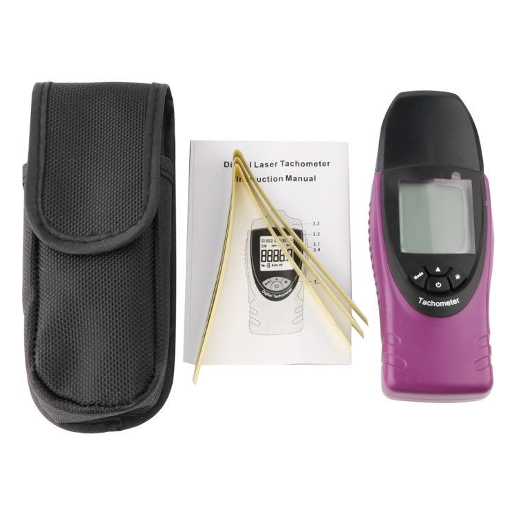 ST8030 Mini tacómetro digital láser fotográfico sin contacto Pantalla LCD MPU de alta precisión, ST8030