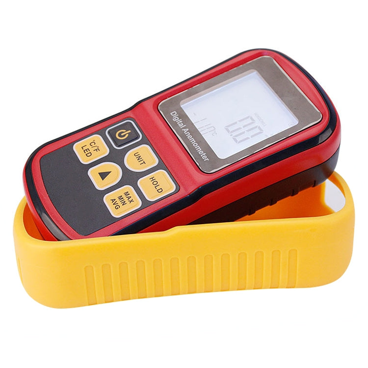 Anemómetro digital (elementos de medición: velocidad del aire, temperatura del aire), GM8901