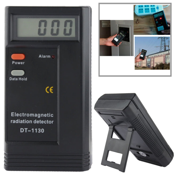 Detector de radiación electromagnética Probador de medidor EMF, DT-1130