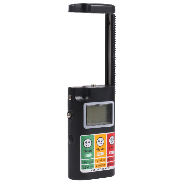 Probador de batería de pantalla LCD digital para R20S / R14S / R6S / R03 / R1 / Botón / 6F22