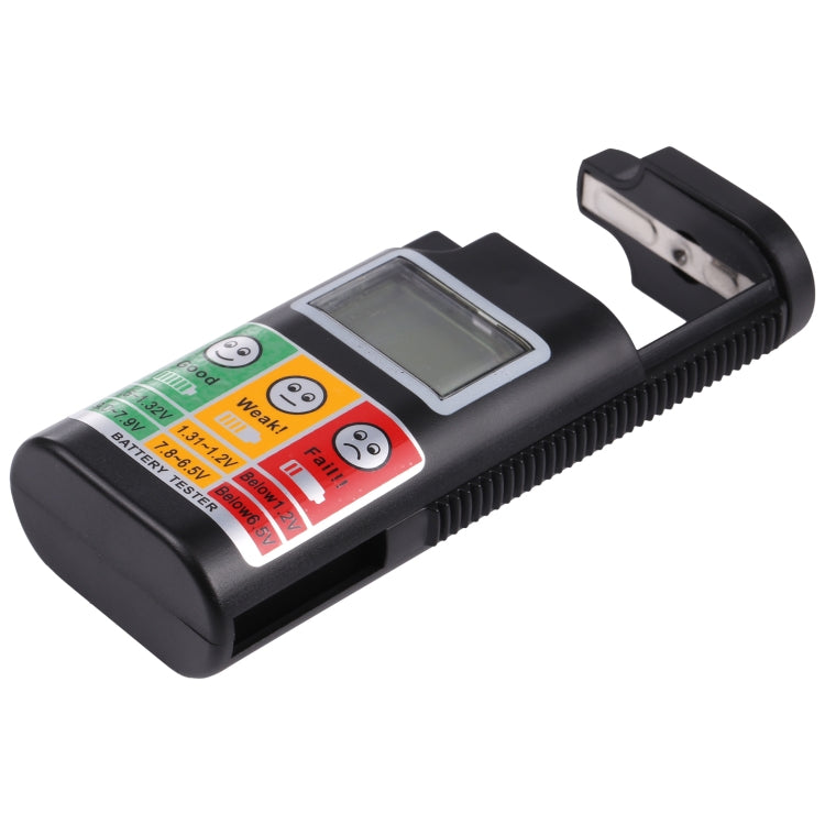 Probador de batería de pantalla LCD digital para R20S / R14S / R6S / R03 / R1 / Botón / 6F22