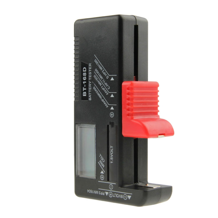 Probador universal de batería con pantalla LCD digital BT-168D para baterías AAA, AA y 9V 6F22 de 1,5 V