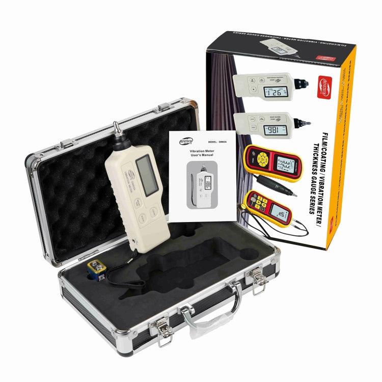 BENETECH GM63A Medidor de Vibraciones Probador Digital Analizador de Vibrómetro Velocidad de Aceleración, BENETECH GM63A