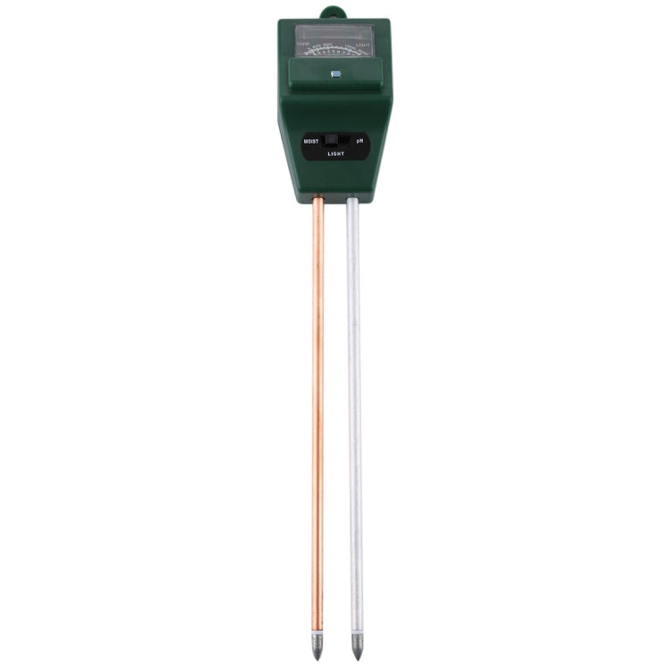 Medidor de suelo 3 en 1 para flores y plantas (PH + humedad + luz), 3 in 1