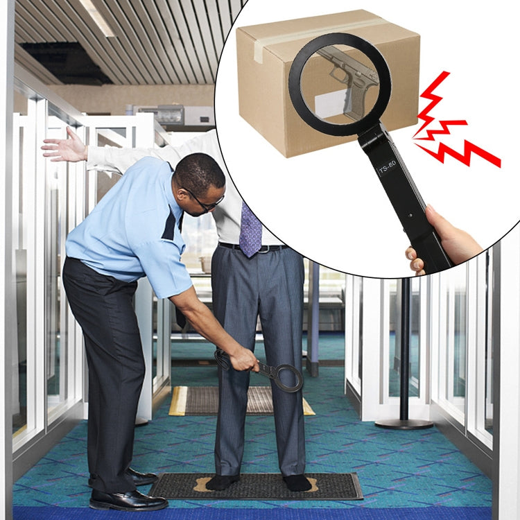 Escáner detector de metales de seguridad portátil plegable TS-80, TS-80