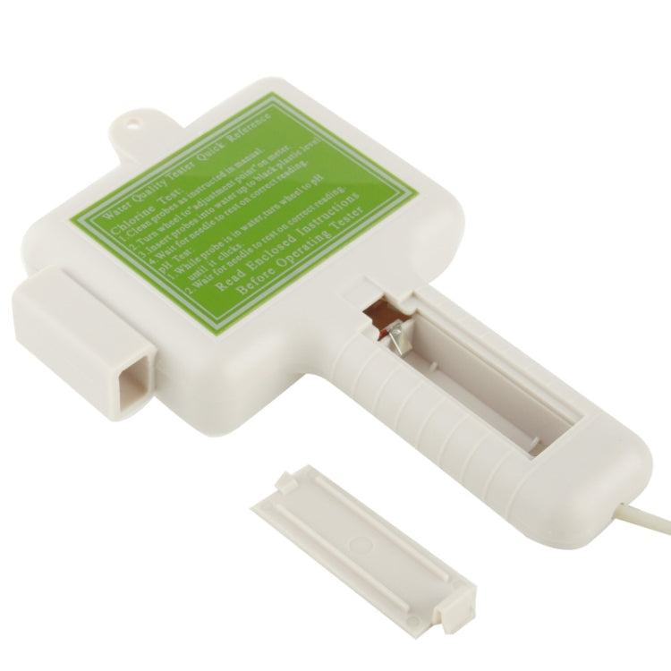 Probador de PH/CL2 del agua de la piscina doméstica, longitud del cable: 1,2 m