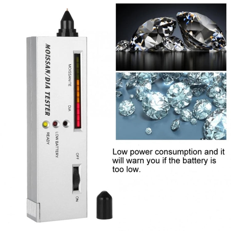 Probador portátil de moissanita/diamante, batería DC 9V, I Tester