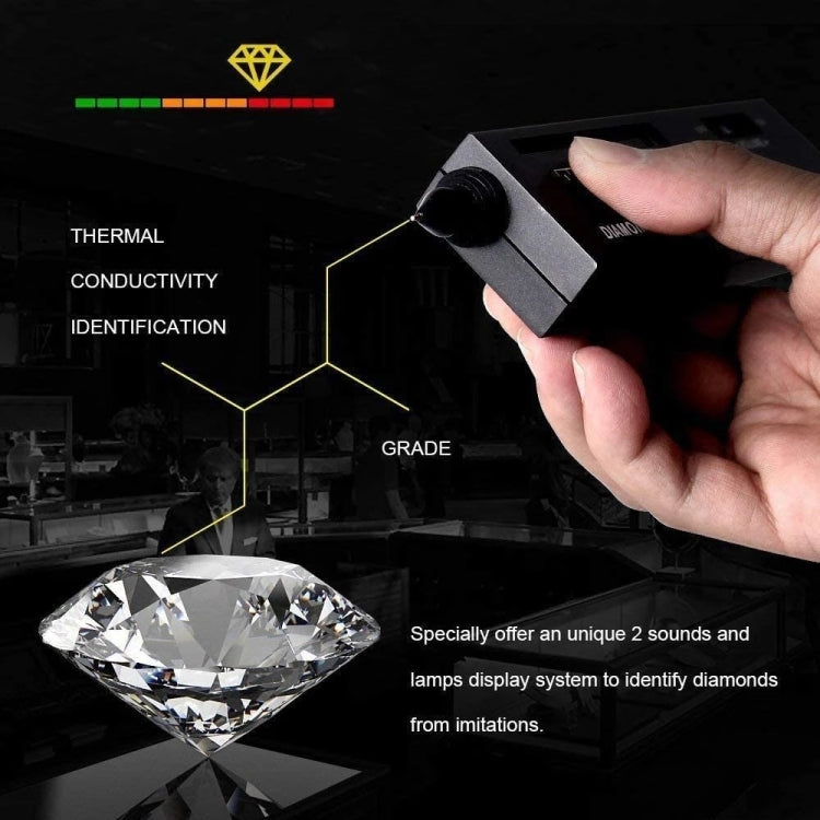 Selector Diamond ll con indicador LED, batería DC 9V, II Tester