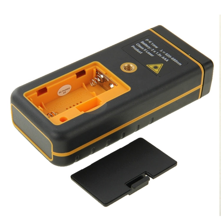 RZ-A40 Medidor de distancia láser portátil LCD de 1,9 pulgadas y 40 m con nivel de burbuja