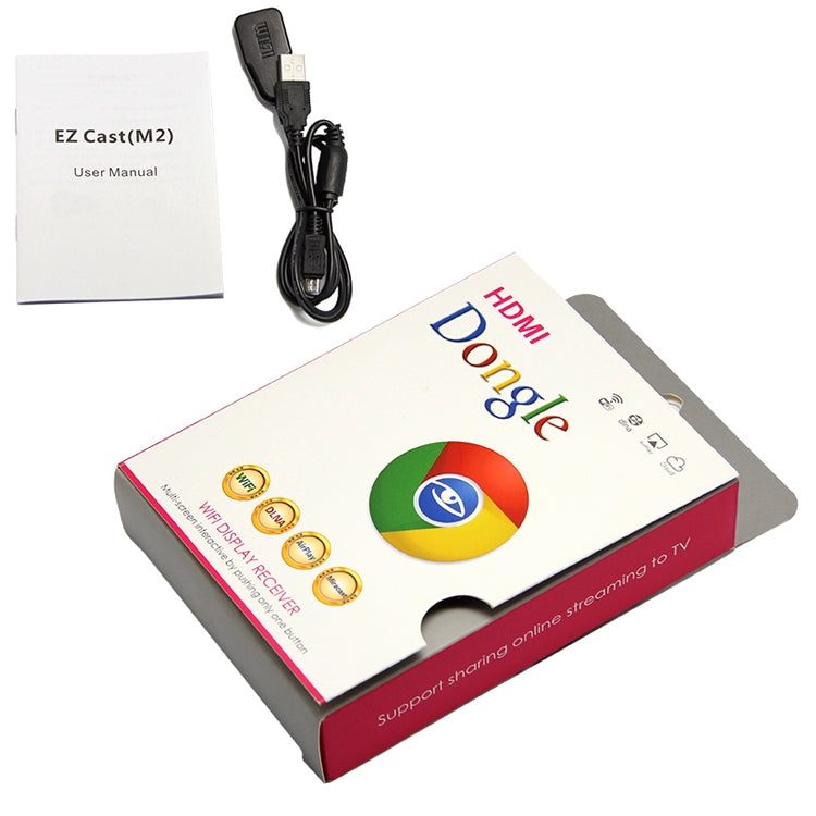 Ez Cast Full 1080P Mini Receptor de Pantalla DLNA Dongle WiFi Display Sharer (M2)