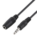 Cable convertidor macho de 3,5 mm a hembra de 3,5 mm, 1,5 m, 1.5m