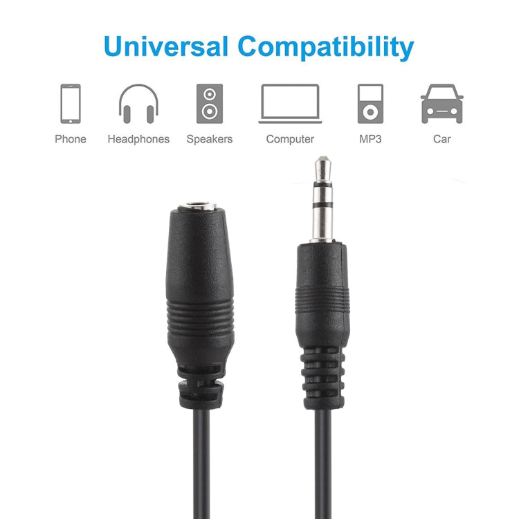 Cable convertidor macho de 3,5 mm a hembra de 3,5 mm, 1,5 m, 1.5m
