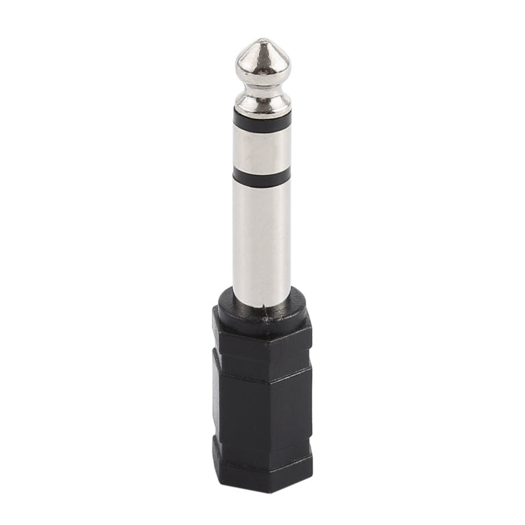 Adaptador de enchufe adaptador de conector estéreo macho de 6,35 mm a conector estéreo de 3,5 mm, 6.35mm Male to 3.5mm Female