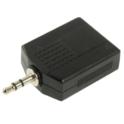 Adaptador de audio de 3,5 mm macho a 2 hembras de 6,35 mm, 3.5mm Male to Dual 6.35mm Female