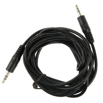 Cable de audio estéreo con miniconector macho de 3,5 mm, longitud: 3 m, Length: 3m (Black)