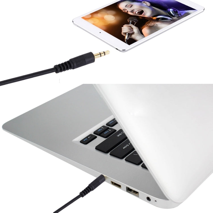 Cable auxiliar de audio estéreo con conector macho de 3,5 mm a macho de 3,5 mm de 1 m (conector chapado en oro y negro), Length: 1m Black, (Gold Plated)