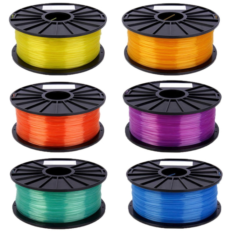 Filamentos transparentes para impresora 3D PLA de 1,75 mm